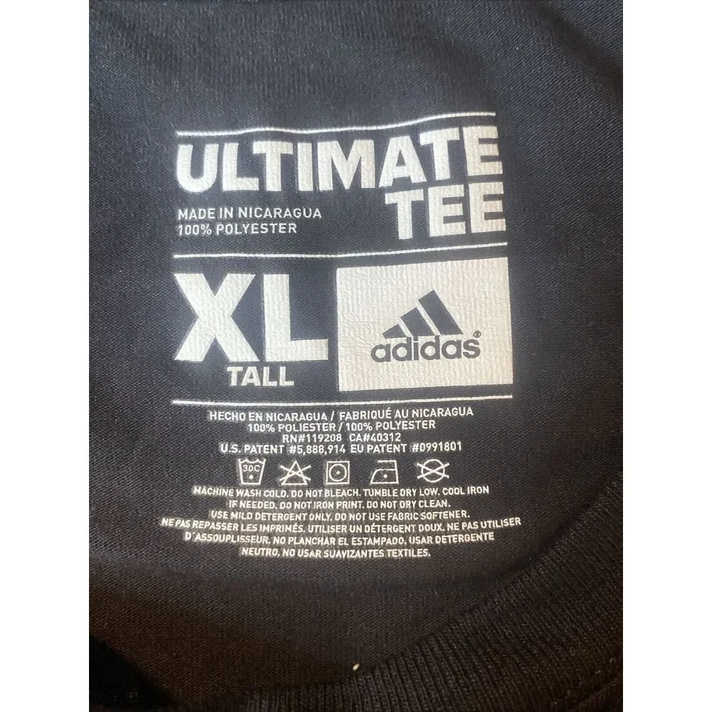 Adidas Martin Luther King Jr.‎ NBA Player Issued Black T Shirt Size XLT
